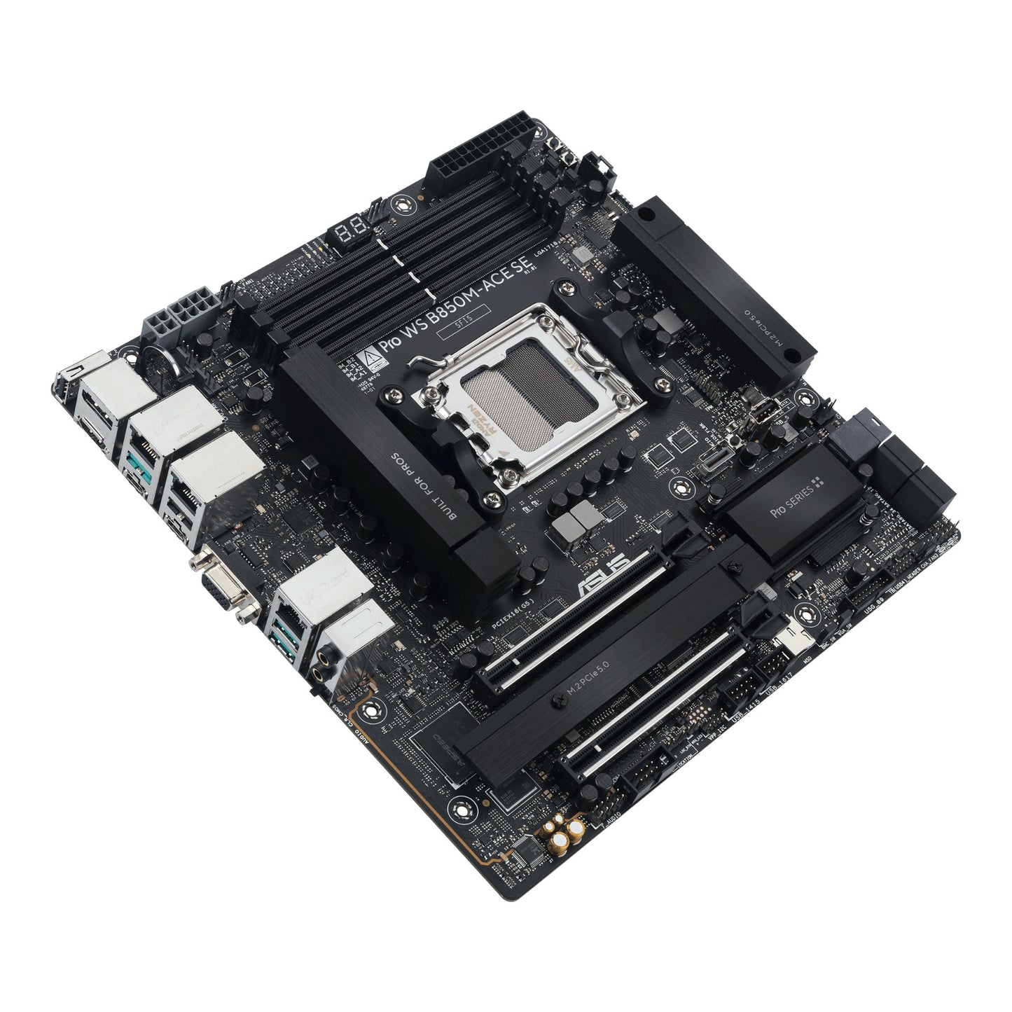 ASUS PRO WS B850M-ACE SE AMD B850 Socket AM5 micro ATX Motherboard