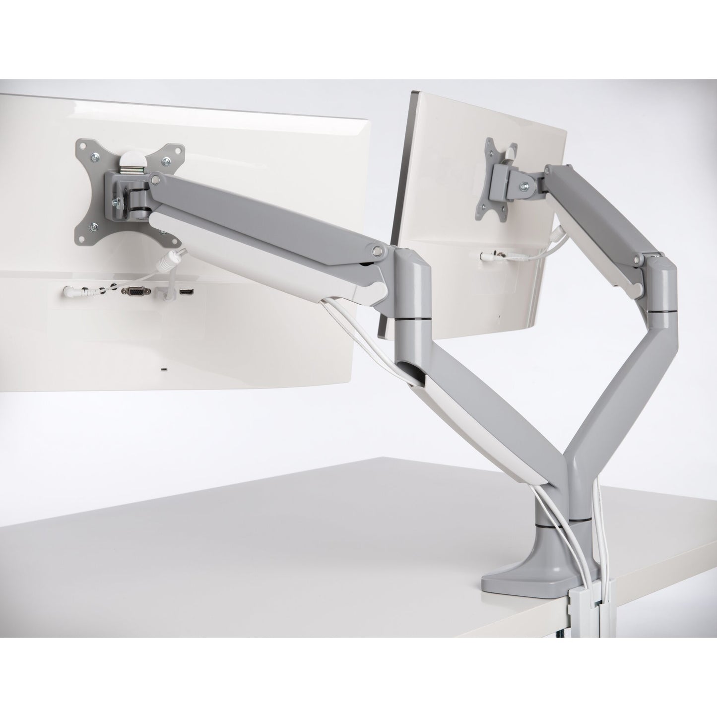 Kensington SmartFit One-Touch Height-Adjustable Dual Monitor Arm Mount