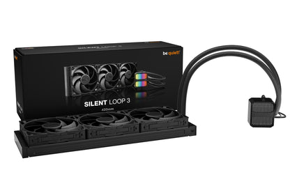 be quiet! Silent Loop 3 420 mm Processor All-in-one liquid cooler 14 cm Black 1 pc(s) Cooling