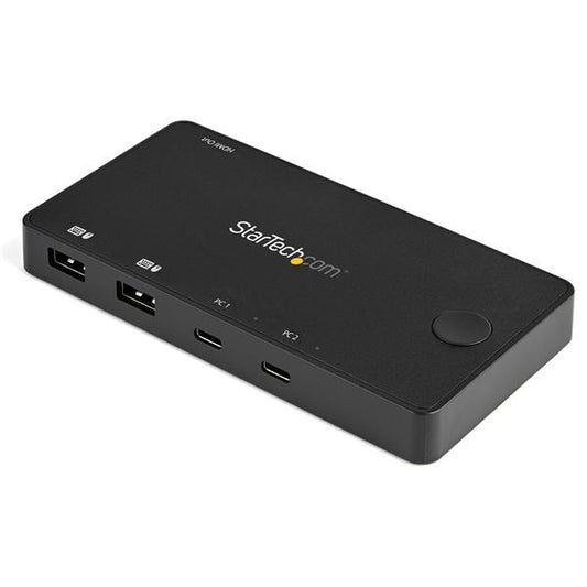 StarTech.com 2 Port USB C KVM Switch - 4K 60Hz HDMI - Compact Dual Port UHD USB Type