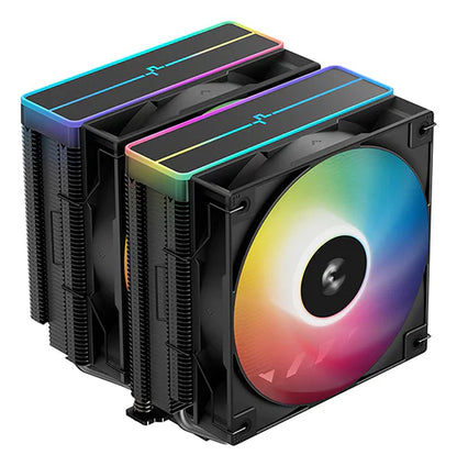 DeepCool AG620 BK ARGB V2 Chipset, Motherboard Air cooler 12 cm Black 1 pc(s) Cooling
