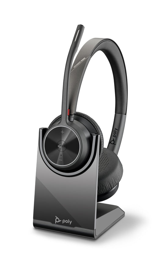 HP Poly Voyager 4320-M Microsoft Teams Certified Headset +BT700 dongle +Charging
