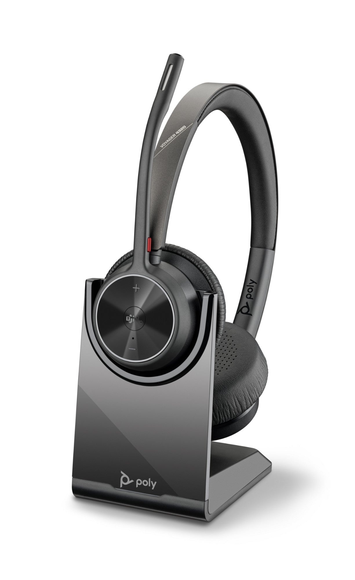 HP Poly Voyager 4320 Microsoft Teams Certified Headset +BT700 dongle +Charging Stand