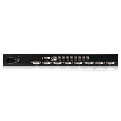 StarTech.com 8 Port 1U Rackmount DVI USB KVM Switch - TAA