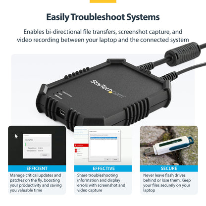 StarTech.com Laptop-to-Server KVM Console with Rugged Housing - TAA KVM Switch
