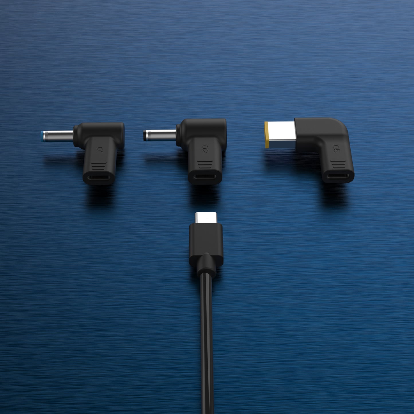 j5create JUP1565DCF3A-FN 67W GaN PD USB-C® Mini Charger with 3 Types of DC Connector