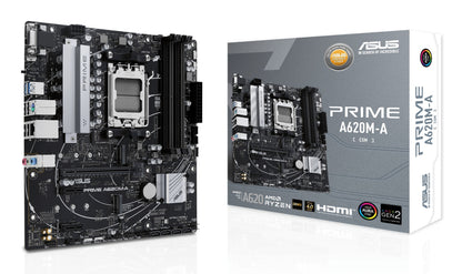 ASUS PRIME A620M-A-CSM AMD A620 Socket AM5 micro ATX Motherboard