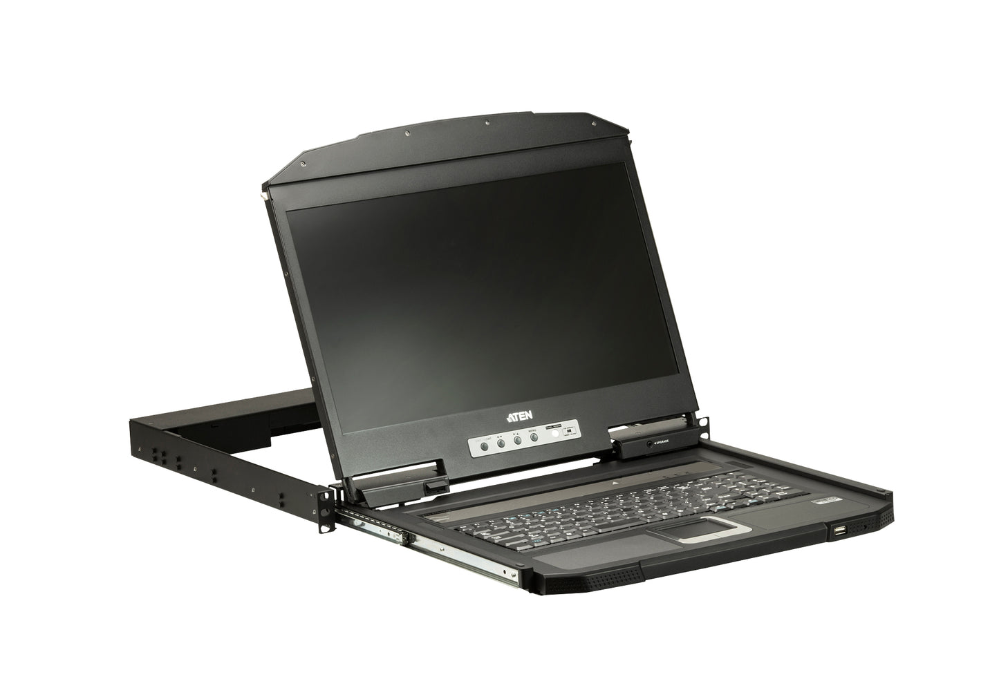 ATEN CL3100NX-ATA-EE rack console 47 cm (18.5") 1366 x 768 pixels Metal, Plastic