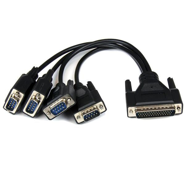 StarTech.com 4 Port PCI Express PCIe Serial Combo Card - 2 x RS232 2 x RS422 / RS485 Hub