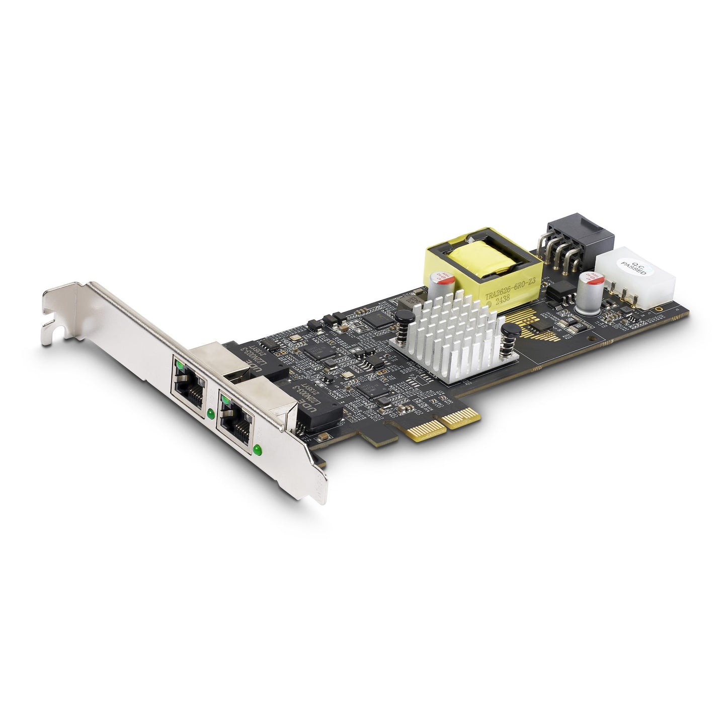 StarTech.com 2-Port 2.5Gbps NBASE-T PoE Network Card, Dual Intel I225-V, 802.3af/at Network Adapter