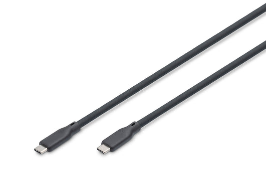 Digitus USB silicone cable, USB 10Gbps, 1m, black