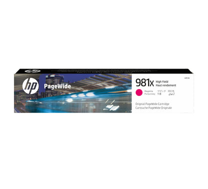 HP L0R10A/981X Magenta Ink Cartridge (10K pages)