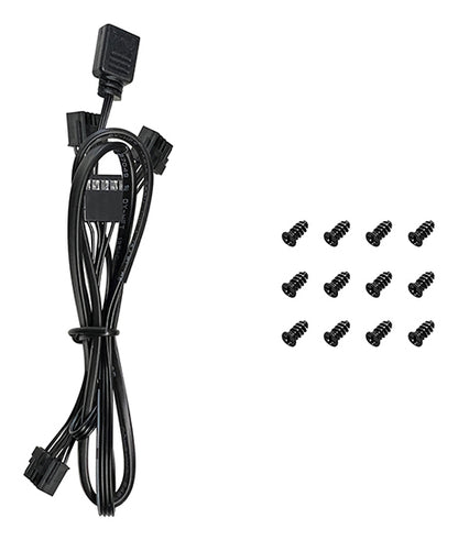DeepCool FL12R-3 IN 1 Computer case Fan 12 cm Black 3 pc(s) Cooling