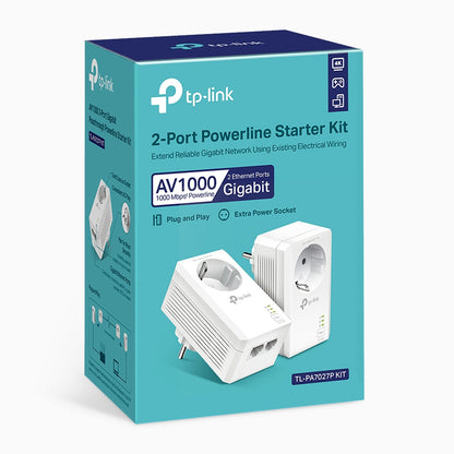 TP-LINK TL-PA7027P KIT PowerLine network adapter 1000 Mbit/s Ethernet LAN White 2