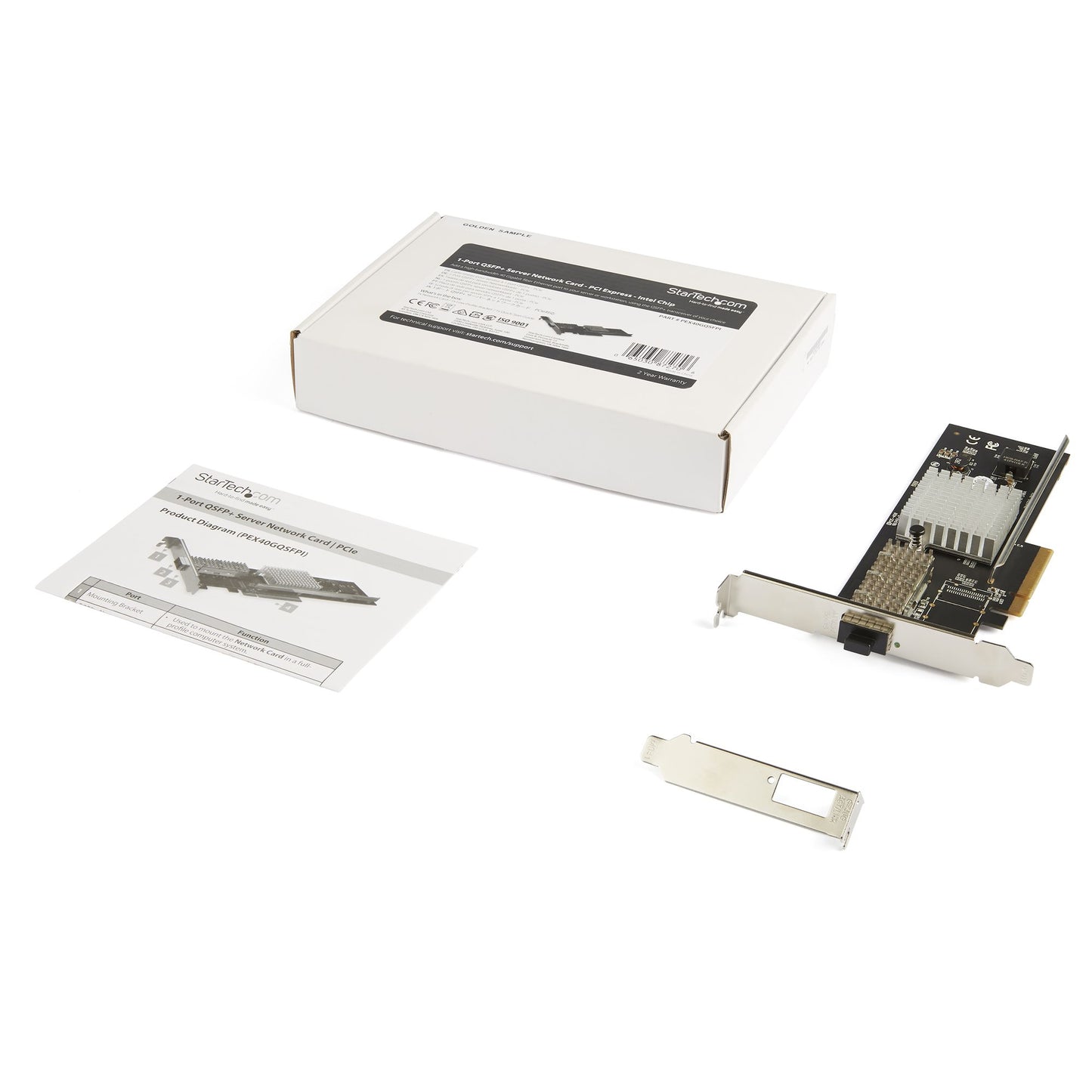 StarTech.com 1-Port 40G QSFP+ Network Card - Intel XL710 Open QSFP+ Converged Network Adapter