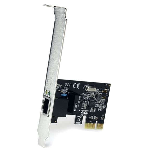 StarTech.com 1 Port PCI Express PCIe Gigabit Network Server Adapter NIC Card - Dual