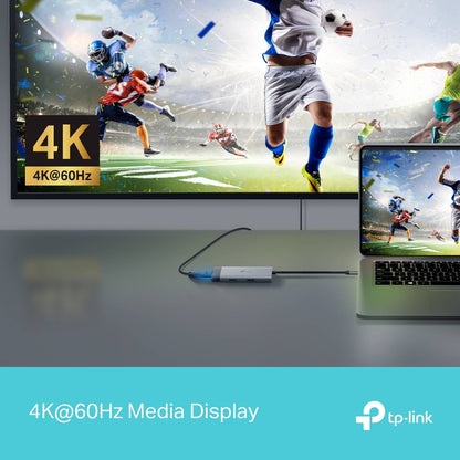 TP-LINK UH5020C interface hub USB Type-C 5000 Mbit/s Grey