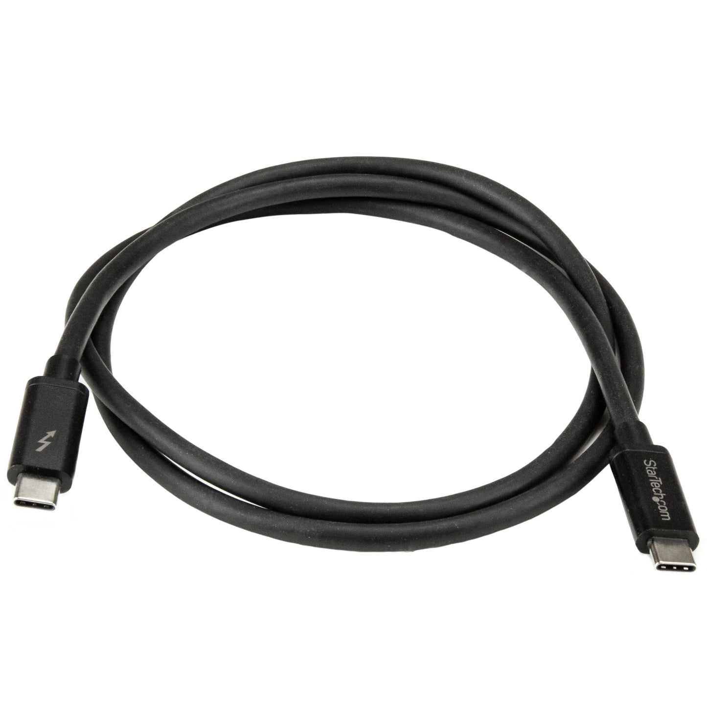 StarTech.com 3.3ft (1m) Thunderbolt 3 Cable, 20Gbps, 100W PD, 4K, Thunderbolt