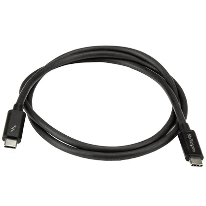 StarTech.com 3.3ft (1m) Thunderbolt 3 Cable, 20Gbps, 100W PD, 4K, Thunderbolt