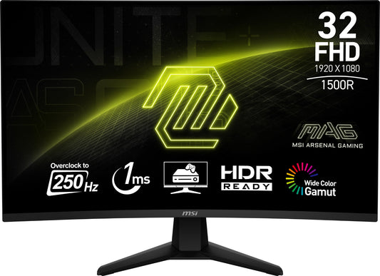MSI MAG 32C6X 31.5" Full HD VA 180Hz Curved Monitor