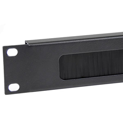 StarTech.com 1U High-density Brush Strip Cable Management Panel, Sturdy Steel Rack