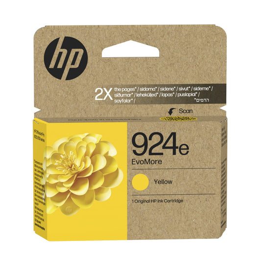 HP 4K0U9NE/924E Yellow Ink Cartridge (800 pages)