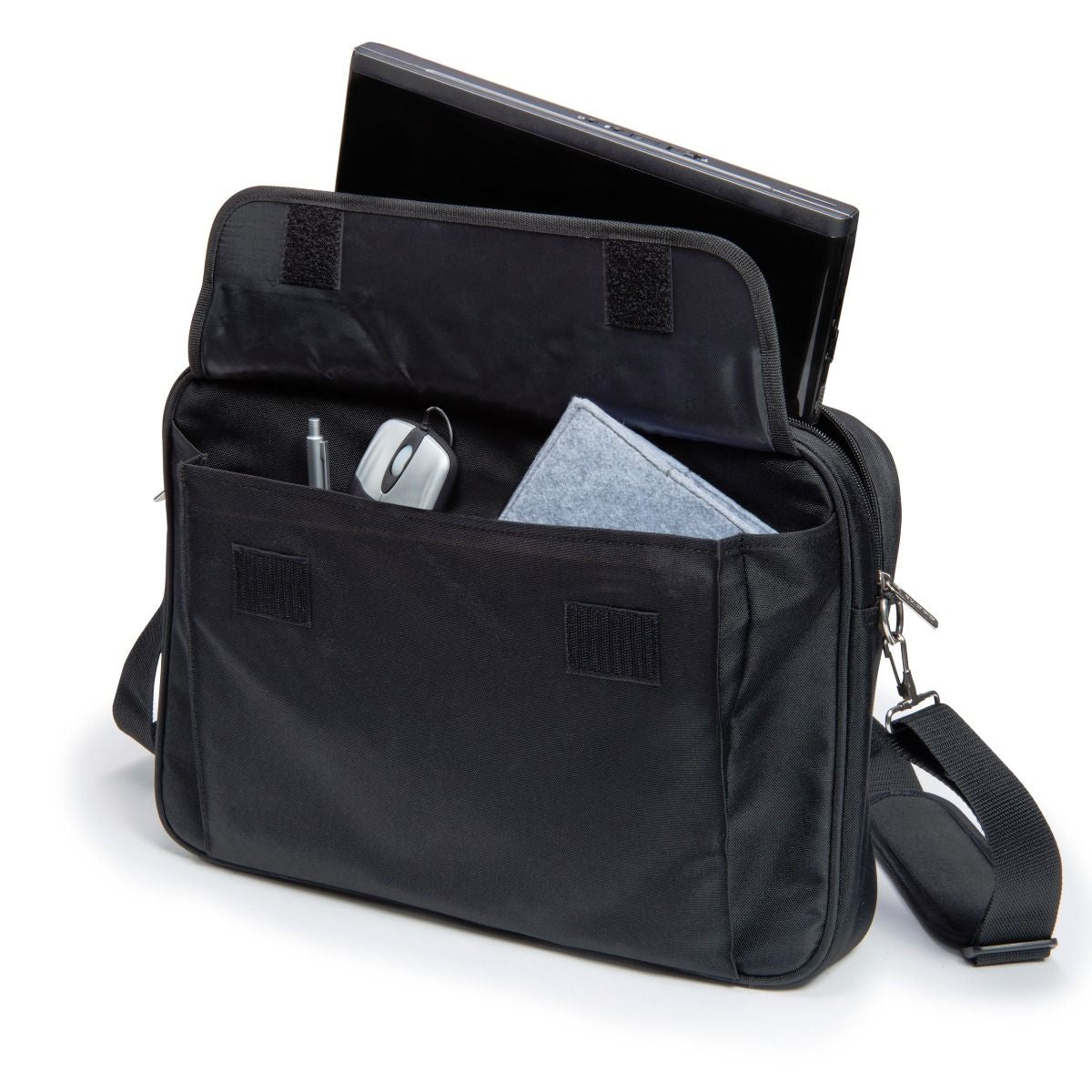 Dicota D30805-RPET laptop case 40.6 cm (16") Toploader bag Black