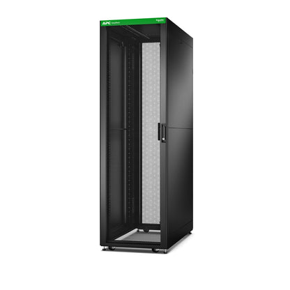 APC Easy Rack, 42U, Black, With Roof, Castors, Feet, 4 Brackets, and Side Panels, No (ER6222)