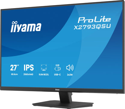 iiyama ProLite X2793QSU-B1 27" QHD IPS Monitor