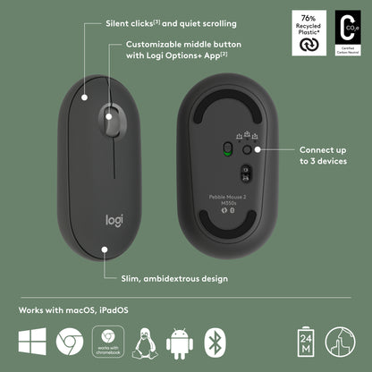 Logitech Pebble M350s Wireless Mouse