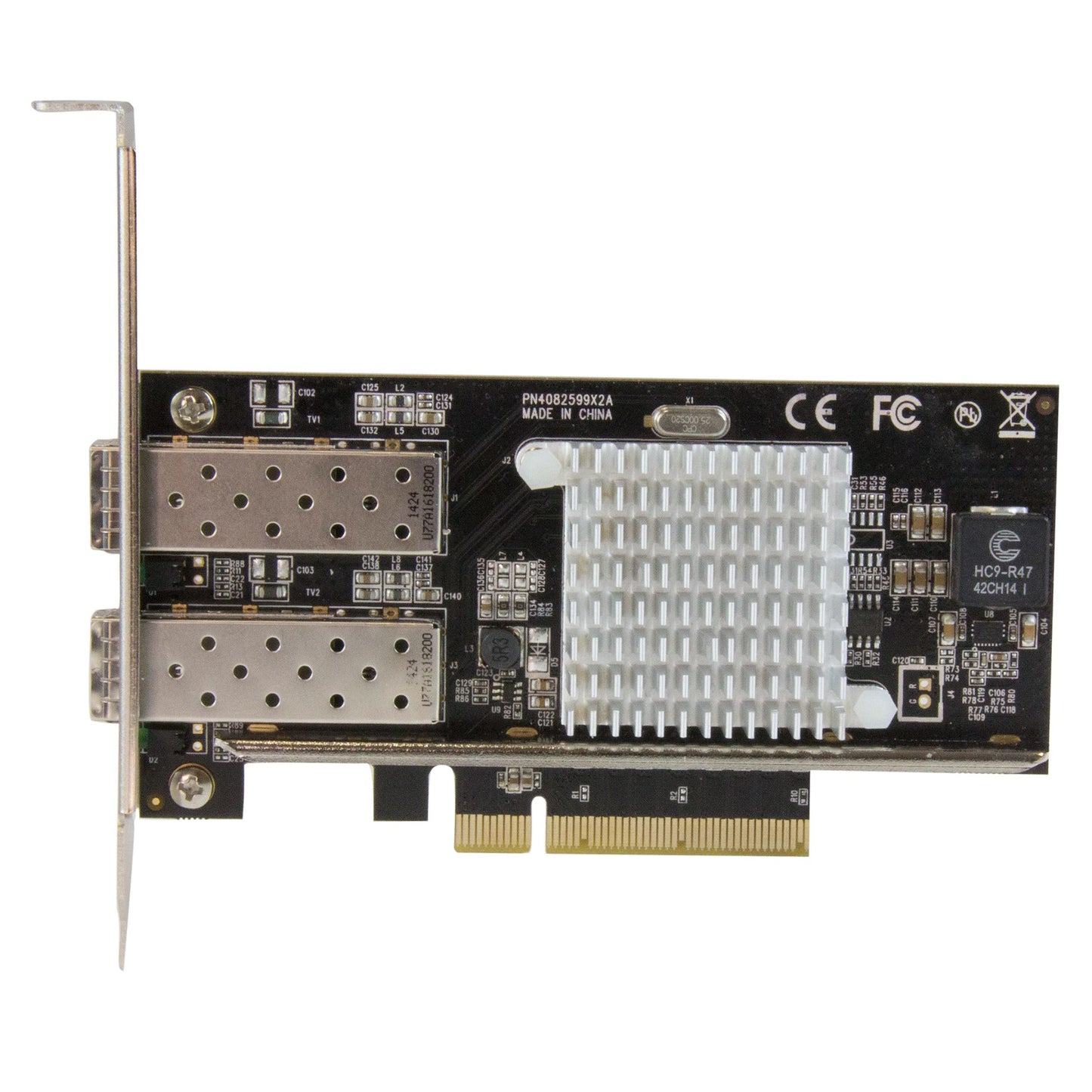 StarTech.com 2-Port 10G Fiber Network Card with Open SFP+ - PCIe, Intel Chip Network Adapter