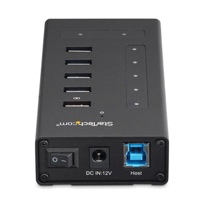 StarTech.com 7 Port USB C Hub - USB Type-C to 2x USB-C/5x USB-A - Commercial Metal