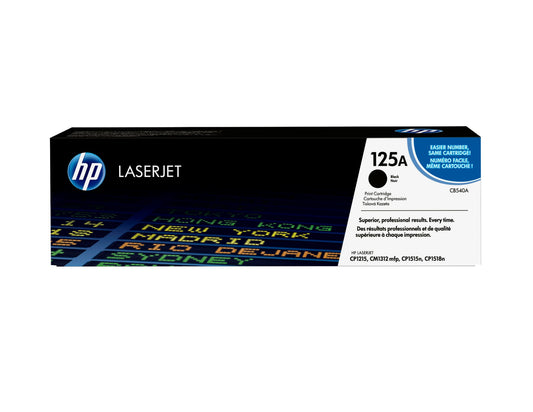 HP CB540A/125A Black Toner Cartridge (2.2K pages, HP CLJ CP 1210)
