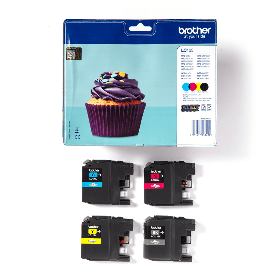 Brother LC-123VALBPDR Ink Cartridge (600 pages)