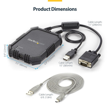 StarTech.com Laptop-to-Server KVM Console with Rugged Housing - TAA KVM Switch