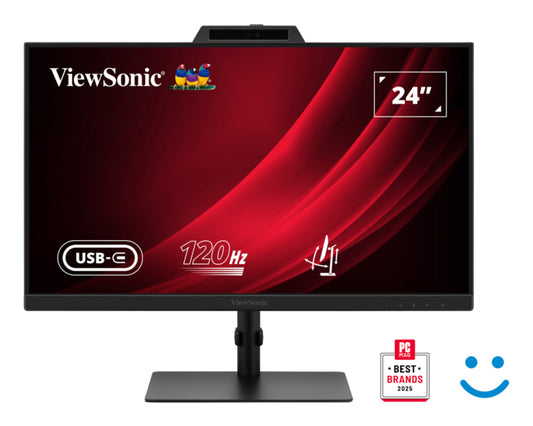 Viewsonic VG2441V video conference monitor 61 cm (24") LED 1920 x 1080 pixels Full HD Webcam