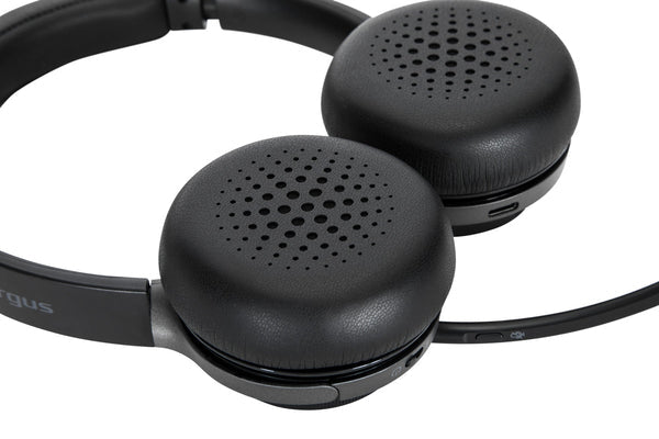 Targus AEH104GL headphones/headset Wired & Wireless Head-band Calls/Music USB Type-C