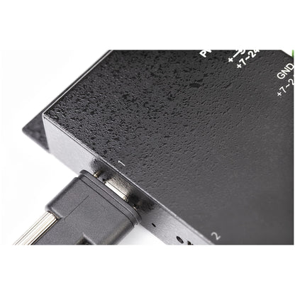 StarTech.com 4 Port USB C Hub 10Gbps - Metal Industrial USB-C Hub - 2x USB-C & 2x