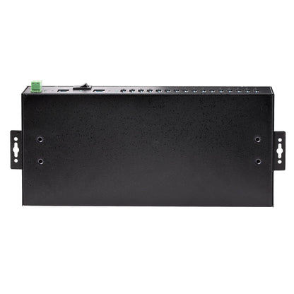 StarTech.com 16-Port Industrial USB 3.0 Hub 5Gbps, Metal, DIN/Surface/Rack