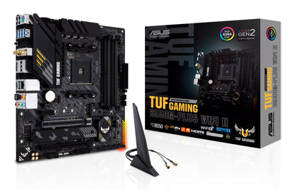 ASUS TUF GAMING B550M-PLUS WIFI II AMD B550 Socket AM4 micro ATX Motherboard