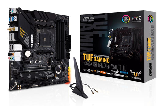 ASUS TUF GAMING B550M-PLUS WIFI II AMD B550 Socket AM4 micro ATX Motherboard