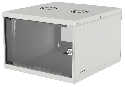 Intellinet 19" Network Cabinet - Wall Mount (Basic), 6U, 560mm Deep, Grey, Flatpack Rack