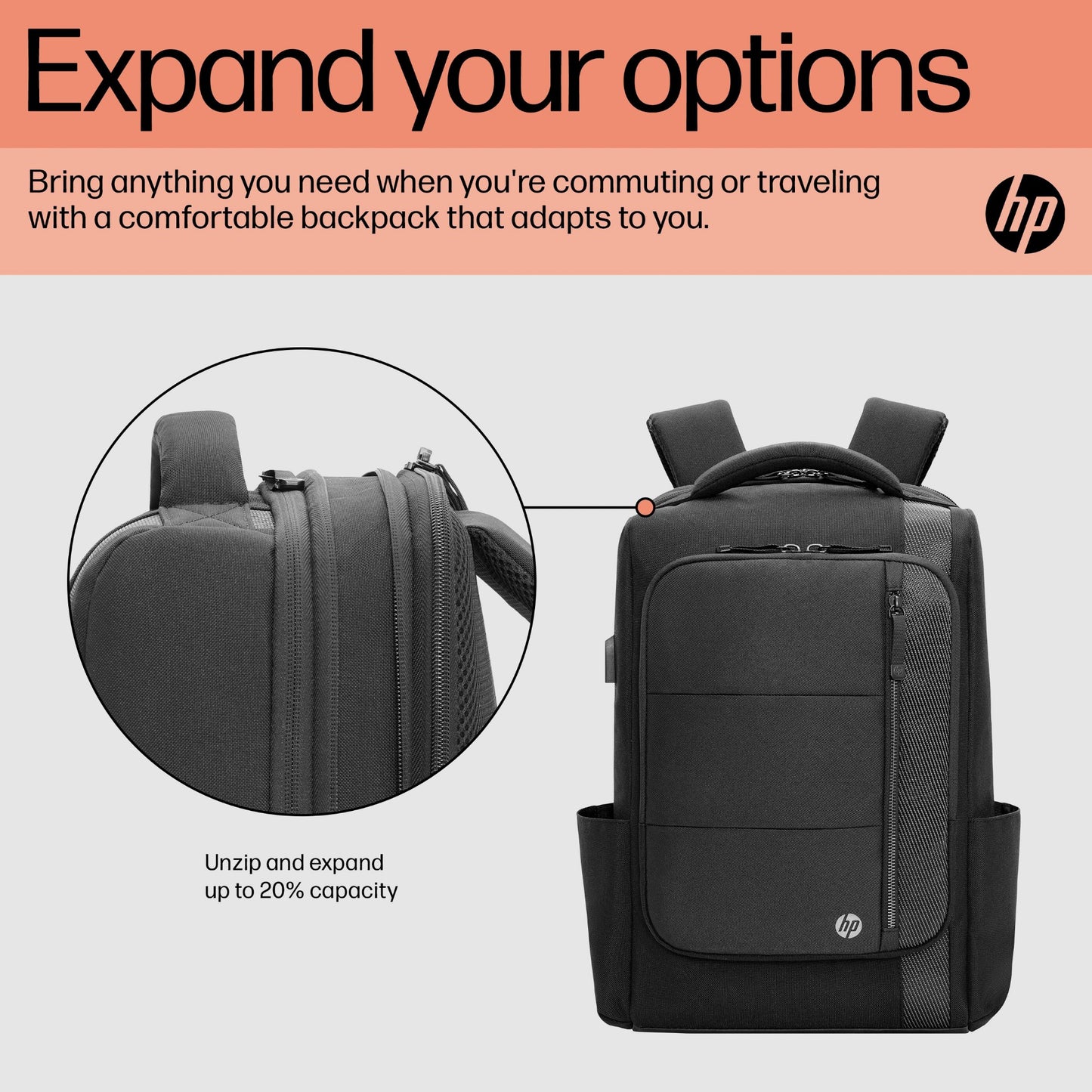 HP Renew Executive 16-inch Laptop Backpack Laptop Bag