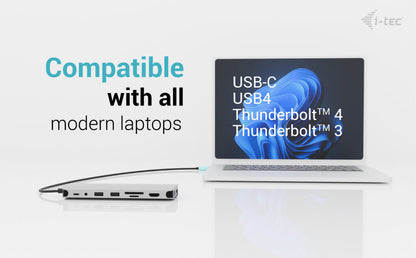 i-tec Metal Nano 3x USB-C Docking Station 140W (EDOCKPD)