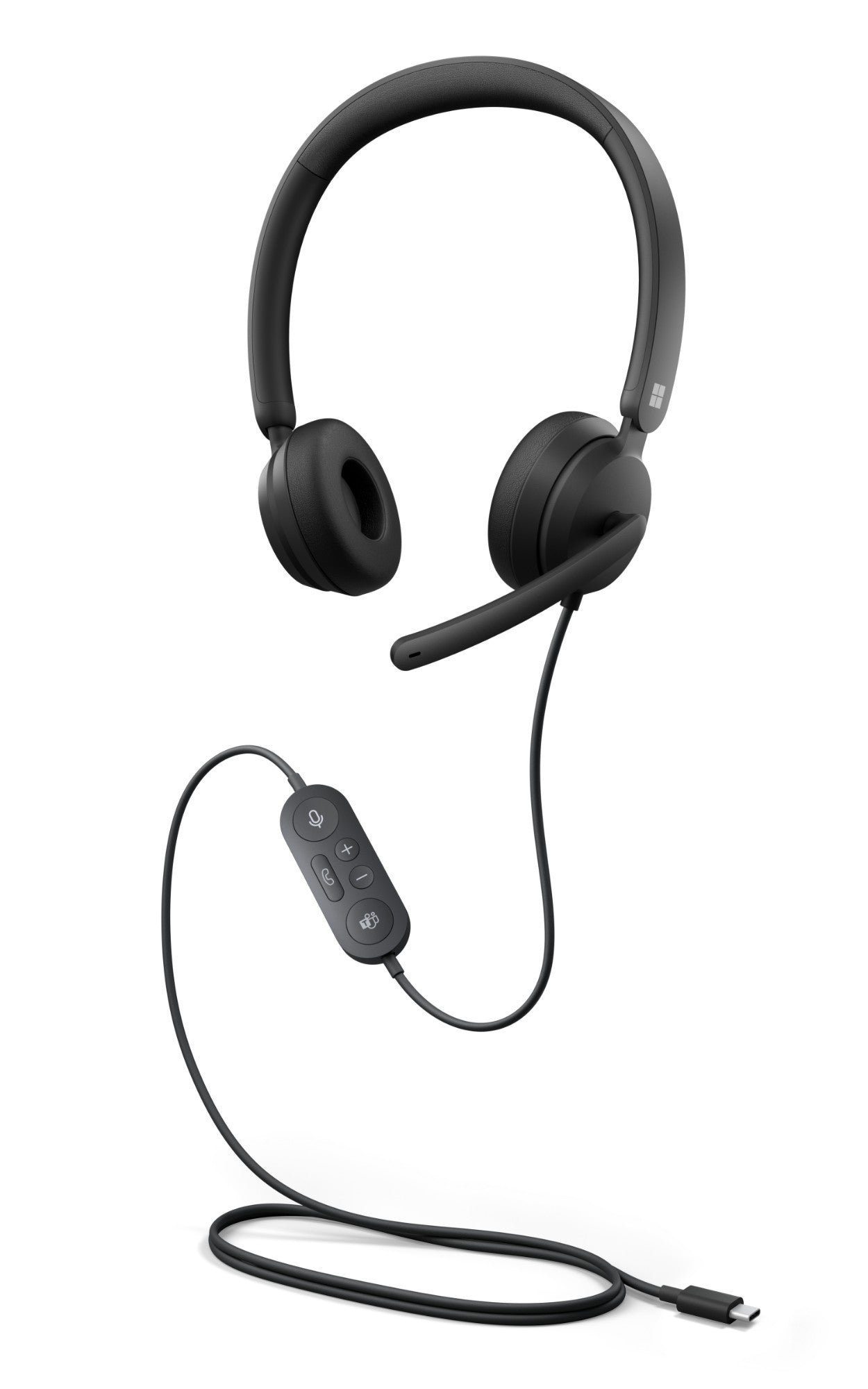 Microsoft MS Modern USB-C Headset Black DA/FI/NO/SV Commercial - Headset Wired