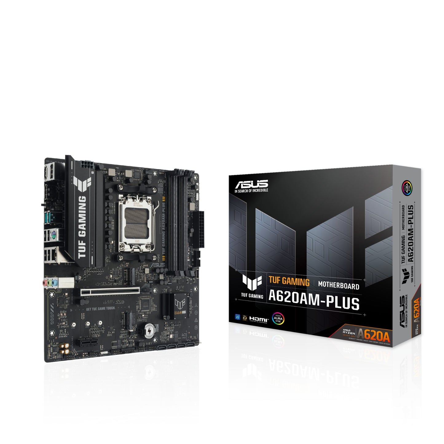 ASUS TUF GAMING A620AM-PLUS AMD A620A Socket AM5 micro ATX Motherboard