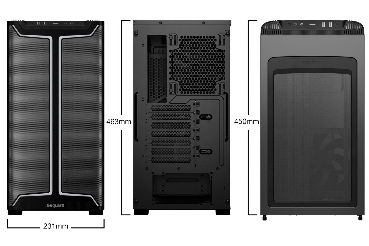 be quiet! Pure Base 501 DX Black Midi Tower PC Case