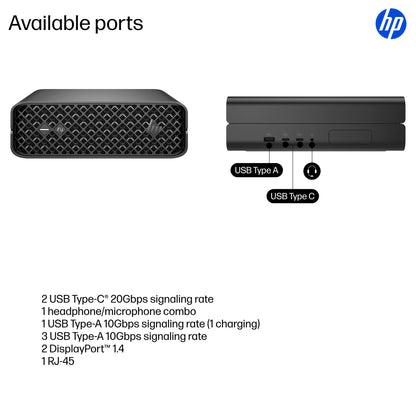 HP Z2 Core Ultra 7 265K 32GB 1TB SSD NVIDIA RTX 2000 Ada Mini PC