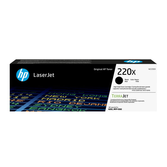 HP W2200X/220X Black Toner Cartridge (7.5K pages, HP CLJ Pro 4202)