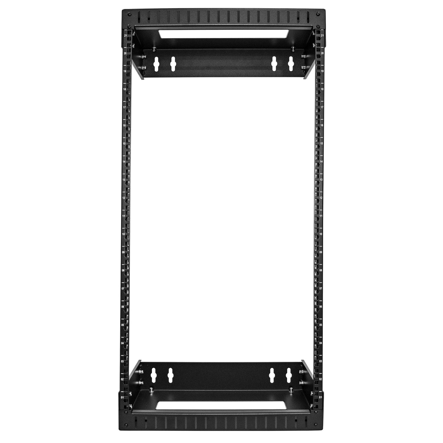 StarTech.com 2-Post 21U Heavy-Duty Wall Mount Network Rack, 19" Open Frame Server